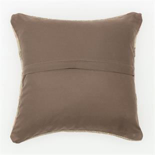 YARIM BEYAZ KIRMIZI MİDS LİNE EL DOKUMA YASTIK KILIFI