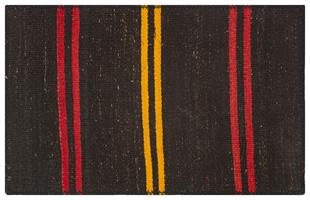 Özel Sarı Kırmızı Rengi El Dokuma Kilim Paspas