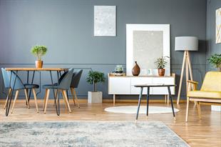 Yüksek Alçak Dokulu Özel Işıltılı Yüksek Kaliteli Sık Dokuma Modern Salon Halısı