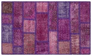 GENELEKSEL EL DOKUMA MULTİ  RENGİ PATCHWORK HALI PASPAS