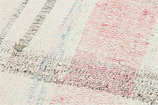 GERÇEK EL DOKUMA BEYAZ MERCAN RENGİ ÇAPUT PALA KİLİM PASPAS