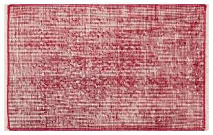 GENELEKSEL DOĞAL PUDRA KIRMIZI  RENGİ VİNTAGE HALI PASPAS