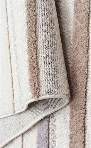 TERAZZO WHİTE GREY Hav Toz Vermez Yumuşak Dokulu Etnik Örgü Desenlere Sahip Modern İskindinav Halı