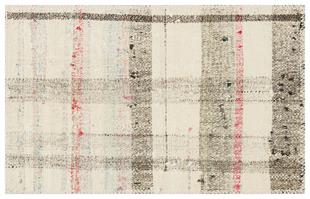 GELENEKSEL EL DOKUMA BEYAZ  RENGİ ÇAPUT PALA KİLİM PASPAS