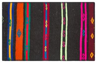 ÇOK RENKLİ  EL DOKUMA KİLİM PASPAS