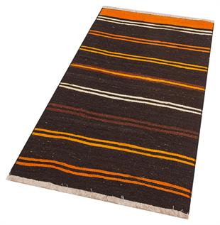 Çok Renkli El Dokuma Vintage Malatya Yolluk Kilim