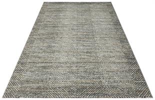 CREAM GREY Hav Toz Vermez Modern Makine Halısı