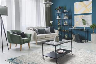 Yüksek Alçak Dokulu Özel Işıltılı Yüksek Kaliteli Sık Dokuma Modern Salon Halısı