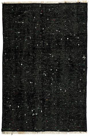 GENELEKSEL EL DOKUMA SİYAH HALI PASPAS