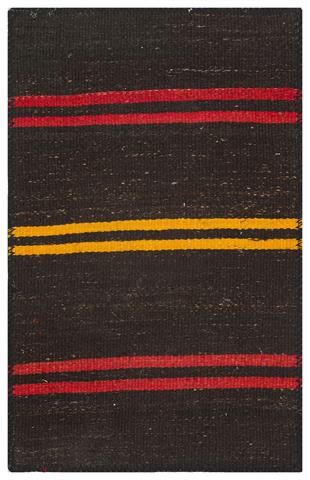 Özel Sarı Kırmızı Rengi El Dokuma Kilim Paspas