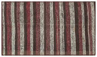 GERÇEK EL DOKUMA BORDO SİYAH RENGİ KİLİM PASPAS