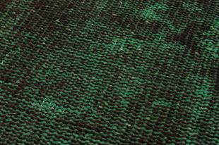 GERÇEK EL DOKUMA YEŞİL RENGİ VİNTAGE HALI PASPAS