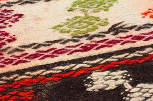 ÇOK RENGİ EL DOKUMA KİLİM PASPAS