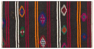 Eşsiz El DokumaTuruncu Kırmızı Rengi Sivas Yün Kilim