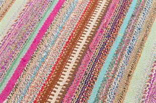 GENELEKSEL EL DOKUMA PEMBE RENGİ  ANADOLU KİLİMİ