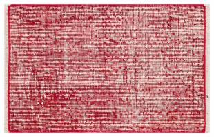 GENELEKSEL DOĞAL PUDRA KIRMIZI  RENGİ VİNTAGE HALI PASPAS