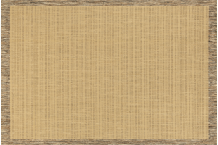  KOLAY TEMİZLENEN KAHVERENGİ BORDÜRLÜ BEJ RENGİ HAV TOZ VERMEZ KAYMAZ TABANLI ŞIK JÜT SİSAL KİLİM