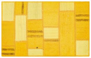 El Dokuma Sari Tonleri Kendir Kilim Paspas-50x80