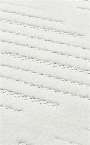 WHİTE  Hav Toz Vermez Yüksek Alçak Dokuya Sahip Modern Dokuma Halı