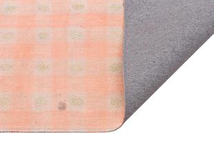 GERÇEK EL DOKUMA PUDRA RENGİ KENDİR KİLİMİ