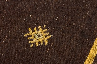 GERÇEK EL DOKUMA KOYU KAHVE ANADOLU KİLİM