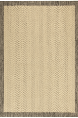  KOLAY TEMİZLENEN GRİ BORDÜRLÜ BEJ RENGİ HAV TOZ VERMEZ KAYMAZ TABANLI ŞIK JÜT SİSAL KİLİM