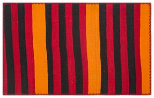 ÇOK RENKLİ EL DOKUMA KEÇİ KILI KİLİM PASPAS