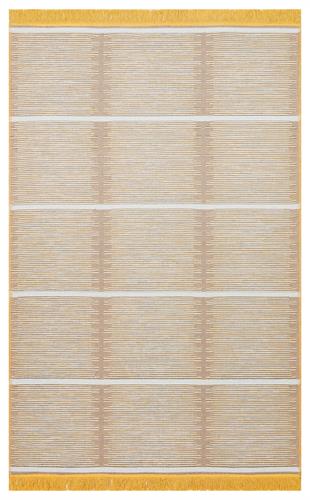 ARYA CRAFT WHİTE YELLOW HAV TOZ VERMEZ YIKANABILIR MODERN DESENLI DOKUMA KILIM