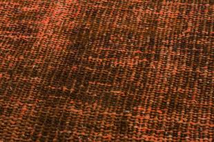 KAHVE BAKİR RENGİ EL DOKUMA VİNTAGE HALI PASPAS