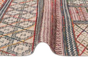 RUBY ANTRASİT YIKANABİLİR KOLAY KULLANIMLI MODERN VE GELENEKSEL DESENLERE SAHİP RENKLİ KİLİM