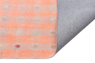 GERÇEK EL DOKUMA PUDRA RENGİ KENDİR KİLİMİ