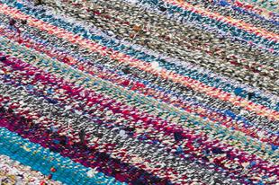 ÇOK RENKLİ ÇİZGİLİ DESEN ÇAPUT PALA KİLİM