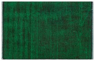 EŞSİZ EL DOKUMA YEŞİL RENGİ VİNTAGE HALI PASPAS