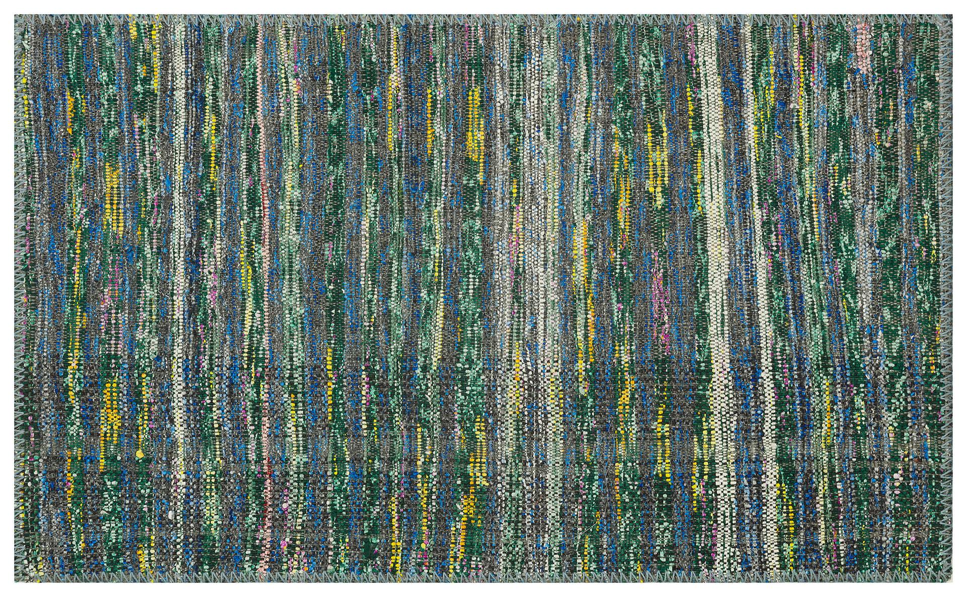 GENELEKSEL EL DOKUMA YEŞİL RENGİ ÇAPUT PALA KİLİM PASPAS