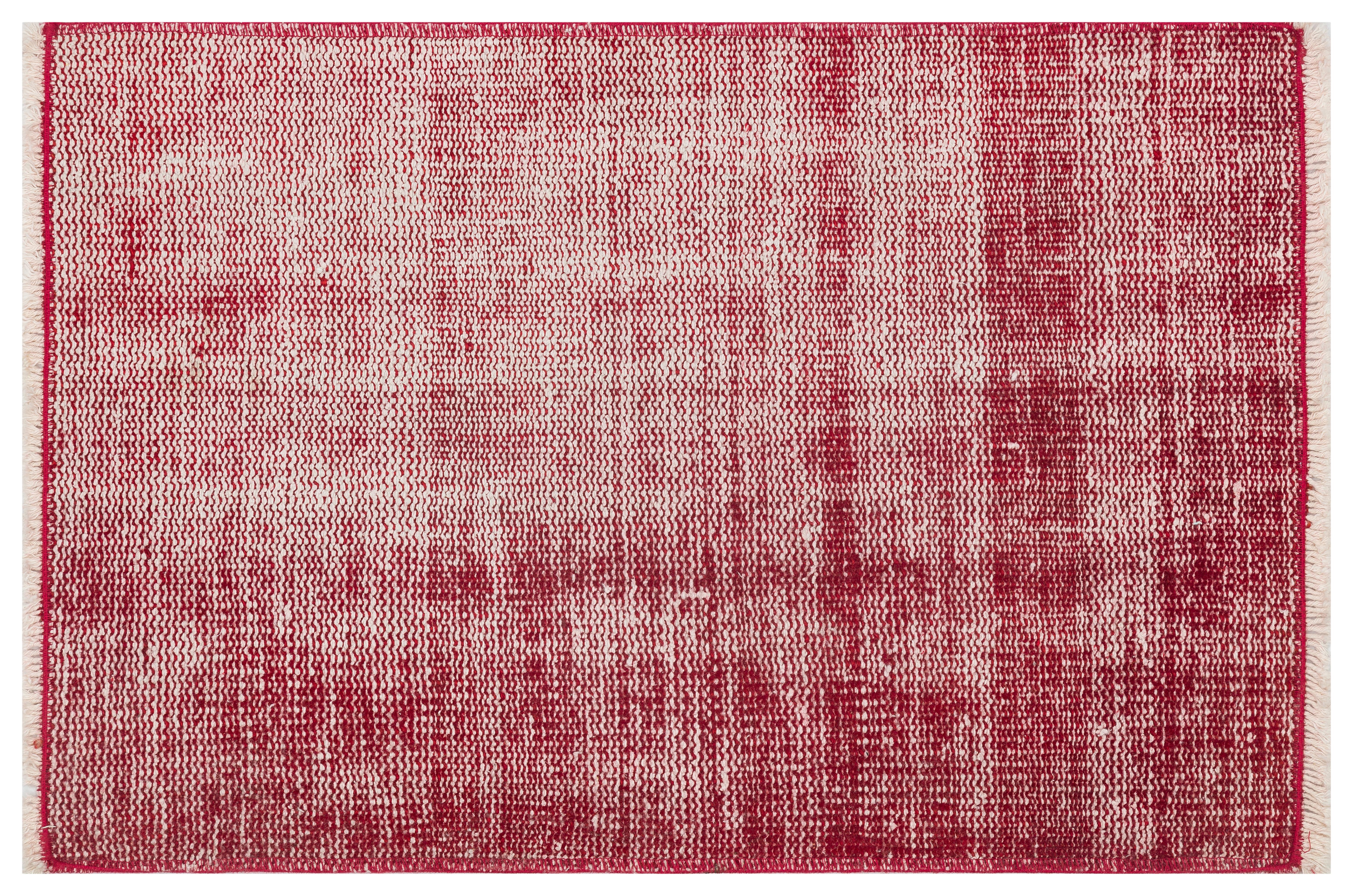 GERÇEK EL DOKUMA KIRMIZI RENGİ İSPARTA HALI PASPAS