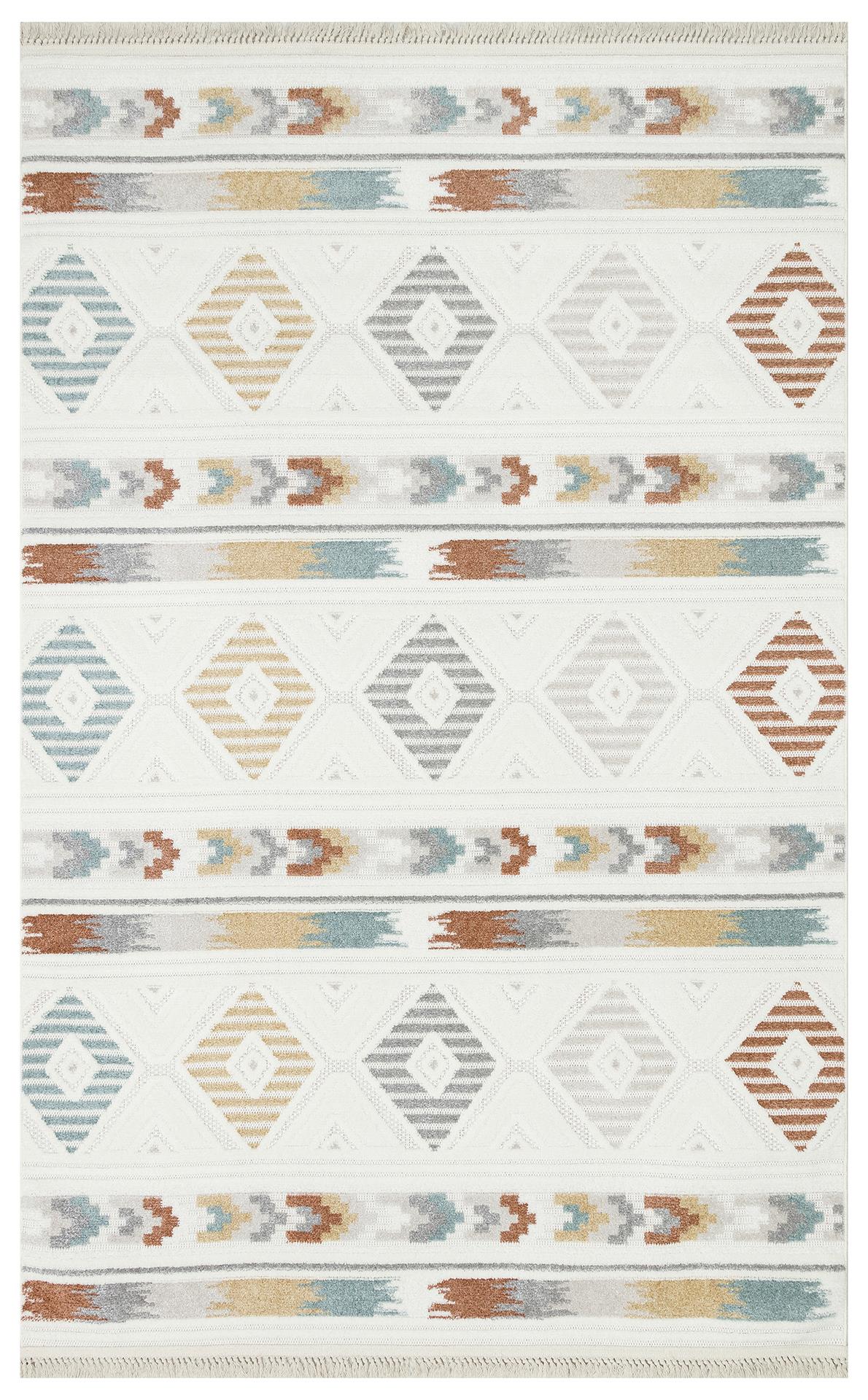  MULTY Hav Toz Vermez Yüksek Alçak Dokuya Sahip Modern Dokuma Halı