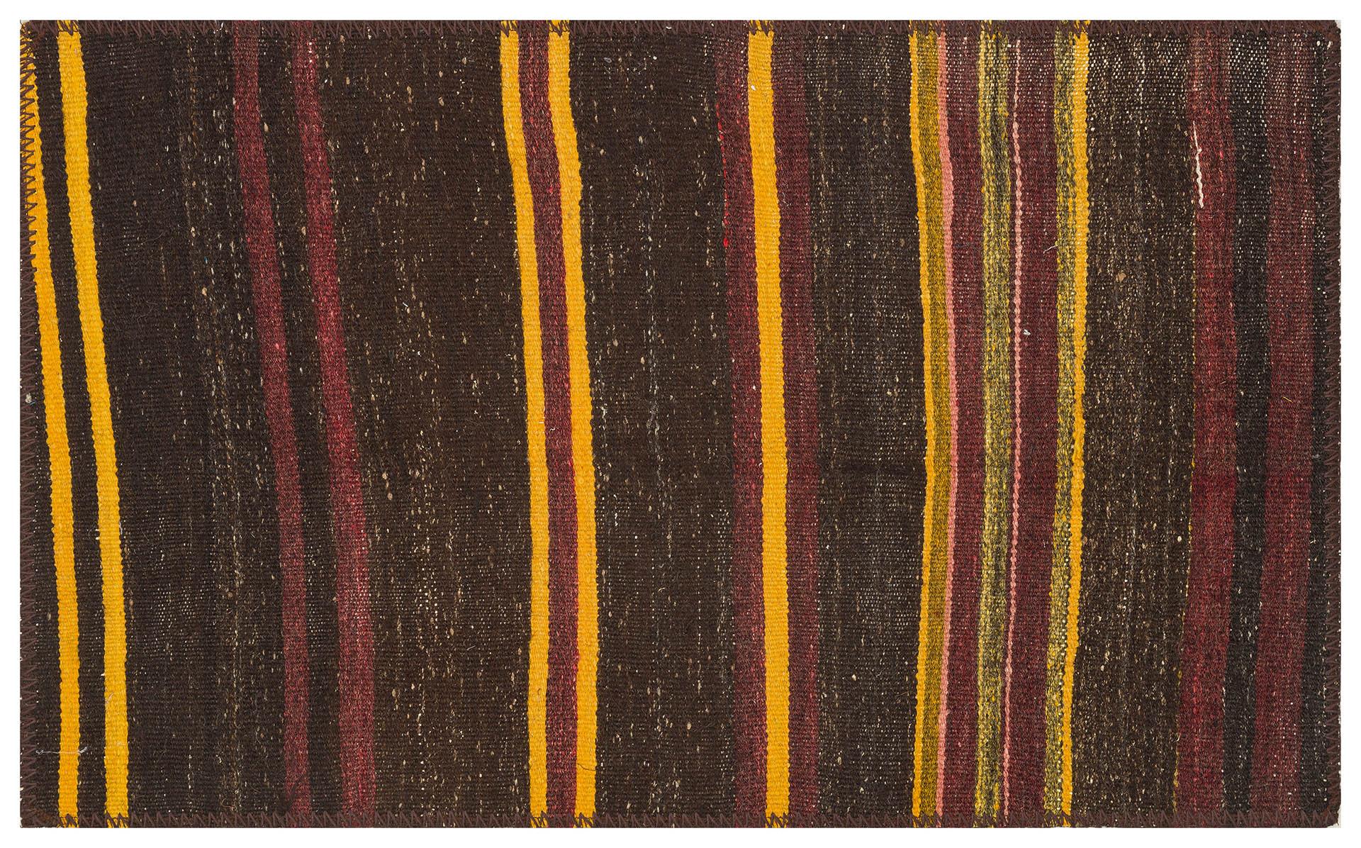 GENELEKSEL EL DOKUMA BORDO RENGİ KİLİM PASPAS