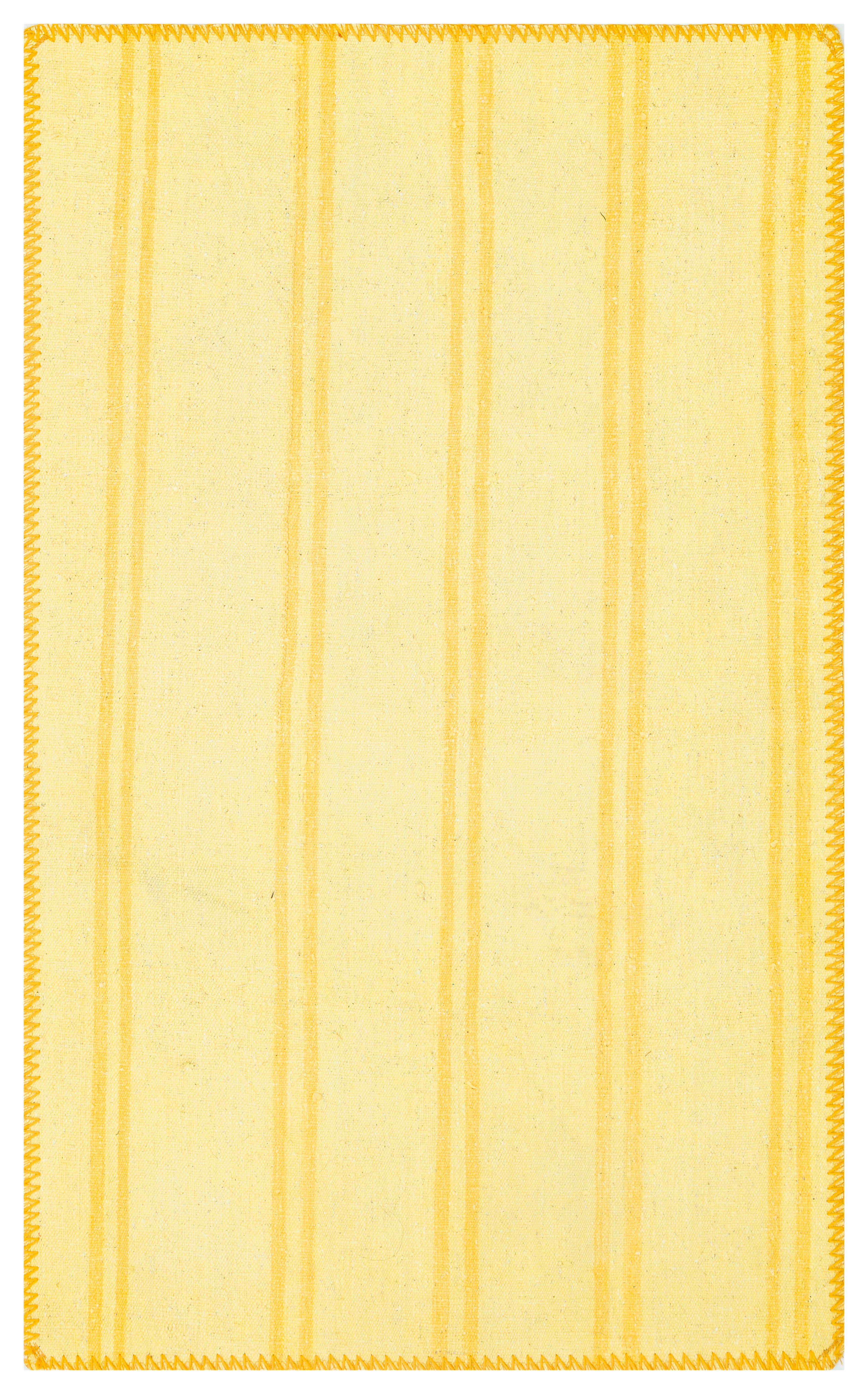 GERÇEK EL DOKUMA SARİ RENGİ KENDİR KİLİM PASPAS