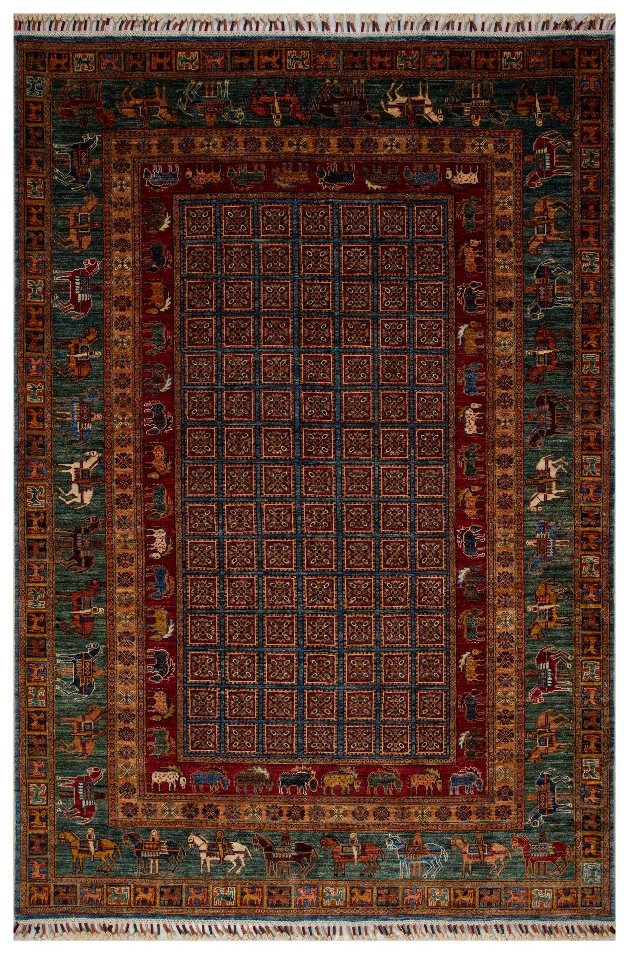 EL DOKUMA AFGAN PAZIRIK MODEL HALI 