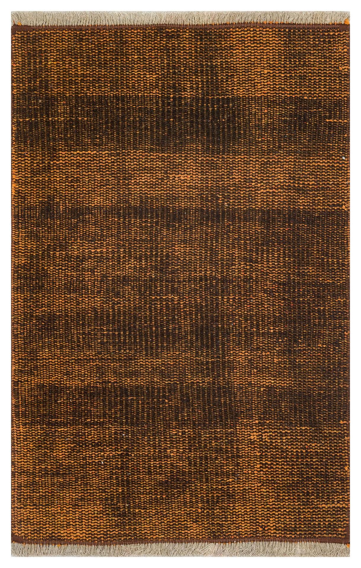 GENELEKSEL EL DOKUMA KEREMAL KAHVERENGİ HALI PASPAS