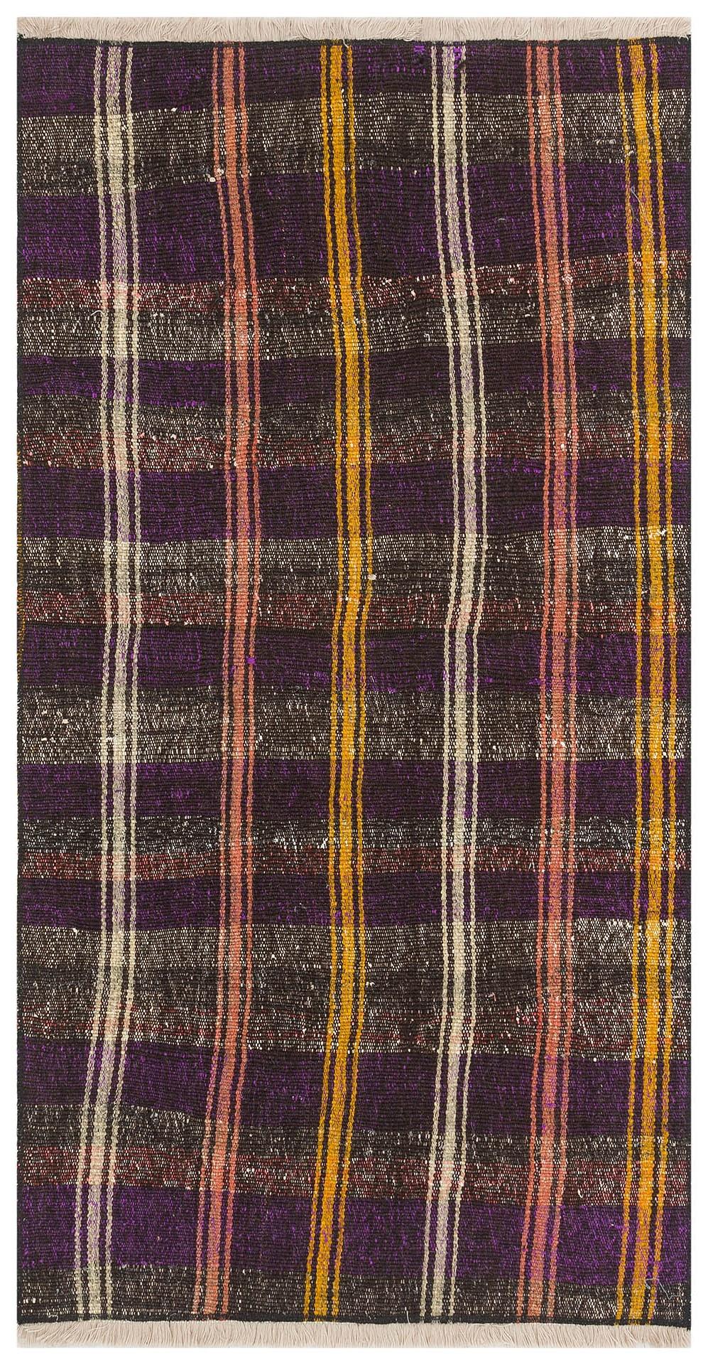 GERÇEK EL DOKUMA ÇOK RENKLİ DESEN KEÇİ KILI YÜN KİLİMİ