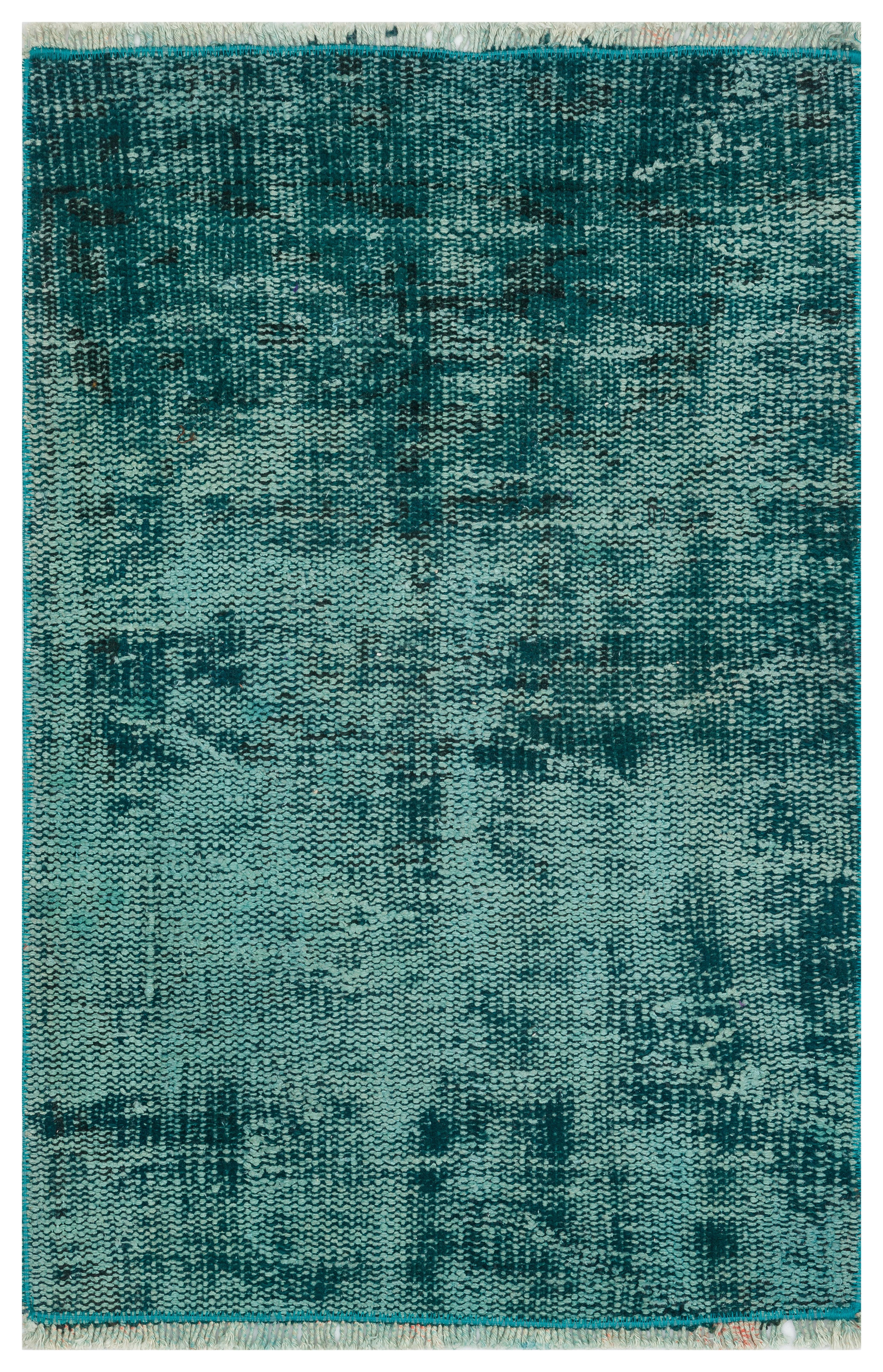 GENELEKSEL DOĞAL EL DOKUMA KOYU TURKUAZ RENGİ VİNTAGE PASPASP