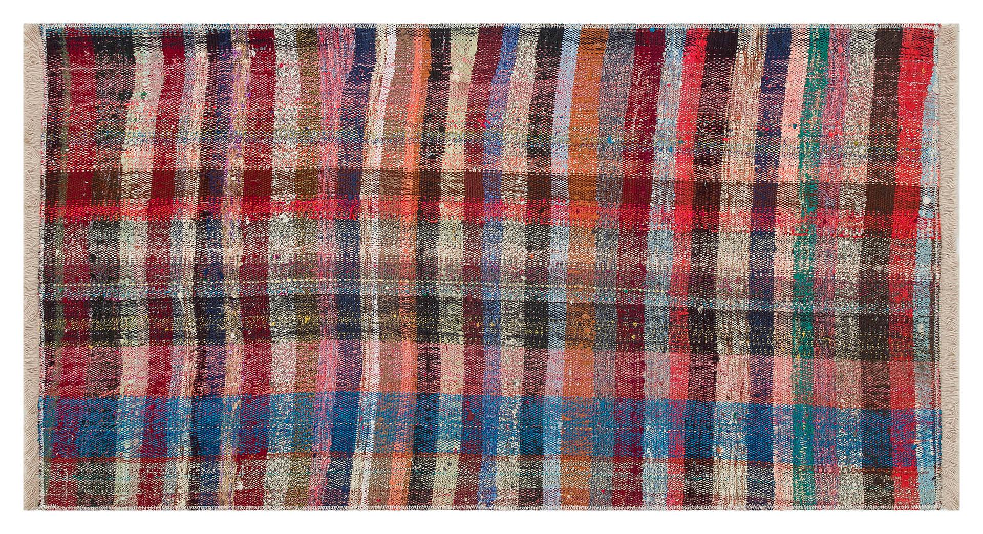 ÇOK RENKLİ ÇAPUL PALA KİLİM PASPAS