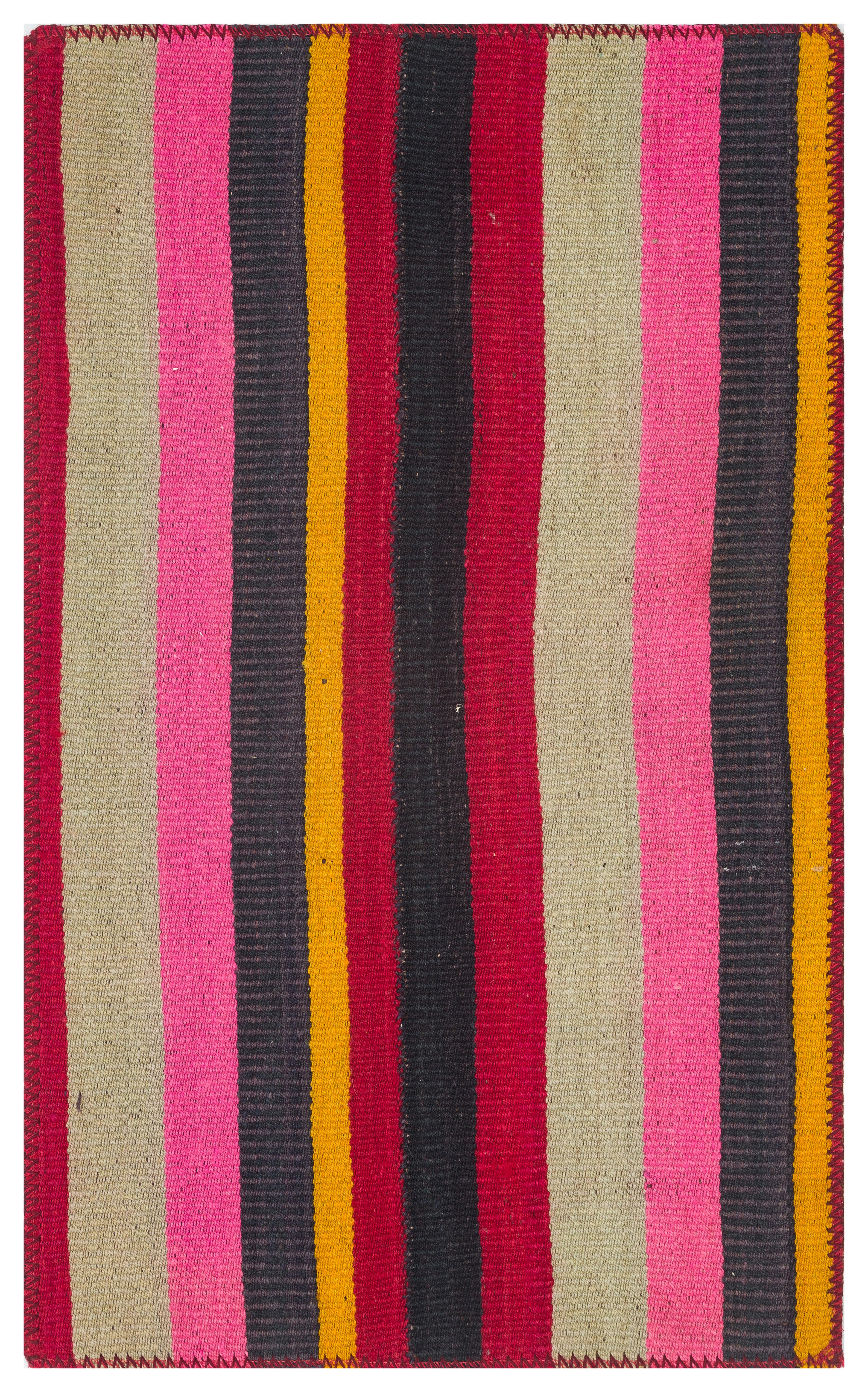 GÖKKUŞAĞİ RENGİ EL DOKUMA ANADOLU KİLİM PASPAS