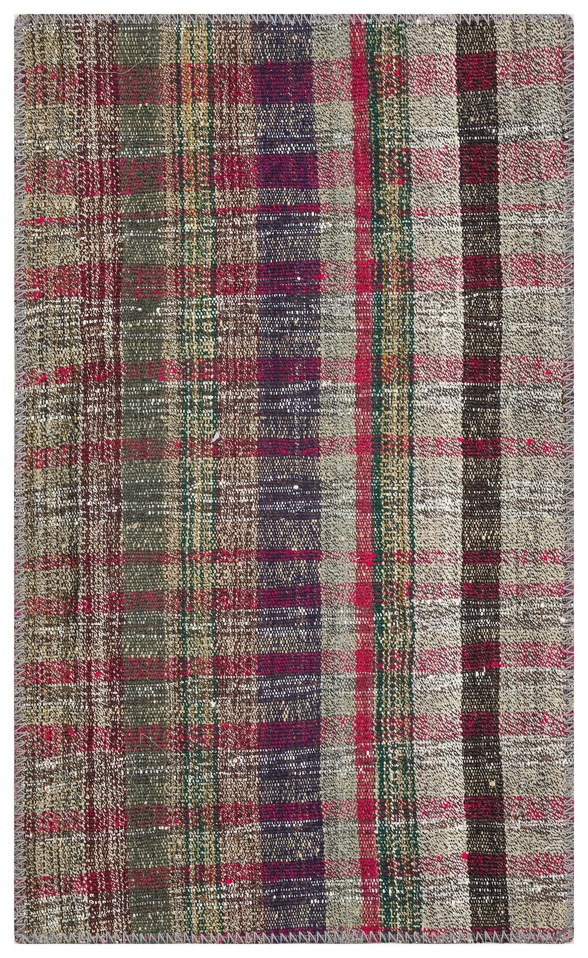 GENELEKSEL EL DOKUMA RENKLİ ÇAPUT KİLİM PASPAS