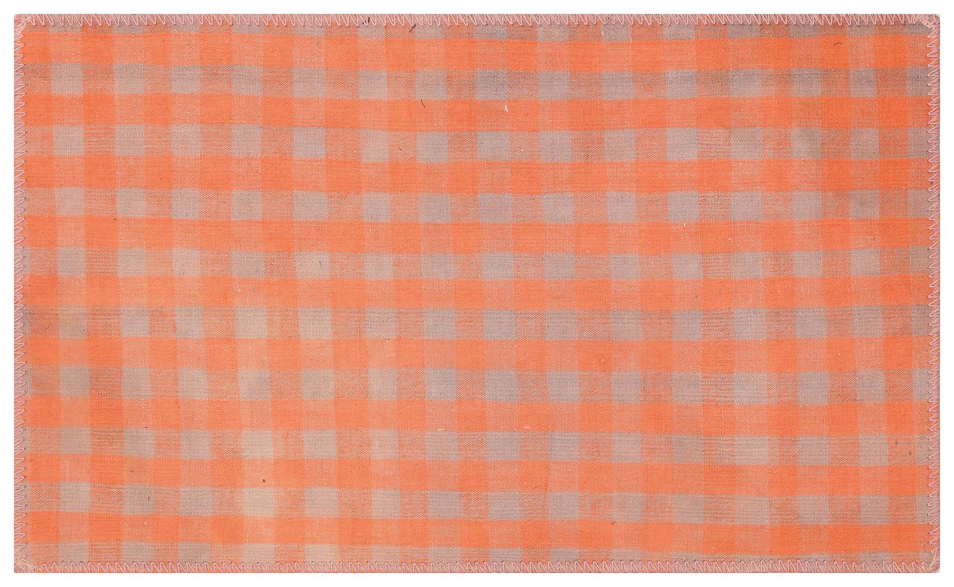 GERÇEK EL DOKUMA PEMBE RENGİ KENDİR  KİLİM PASPAS