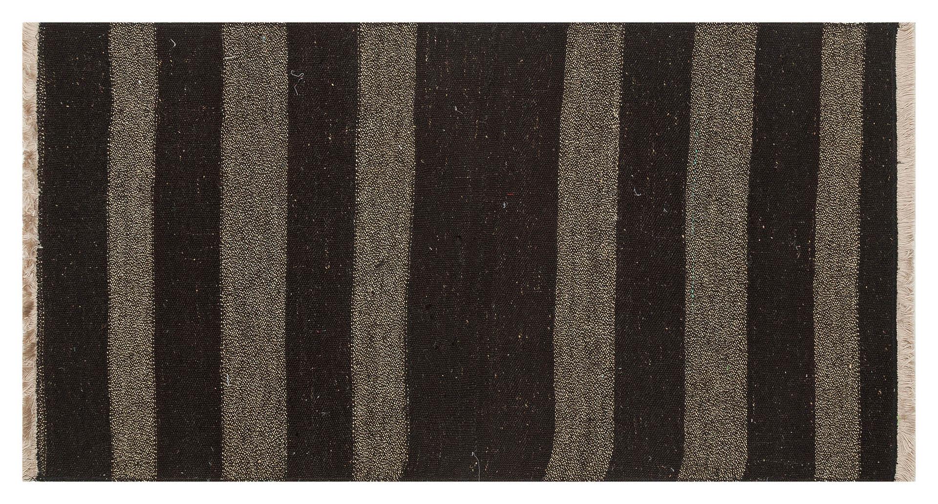 GENELEKSEL EL DOKUMA AÇİK KAHVERENGİ GRİ ANADOLU ÇAPUT KİLİMİ