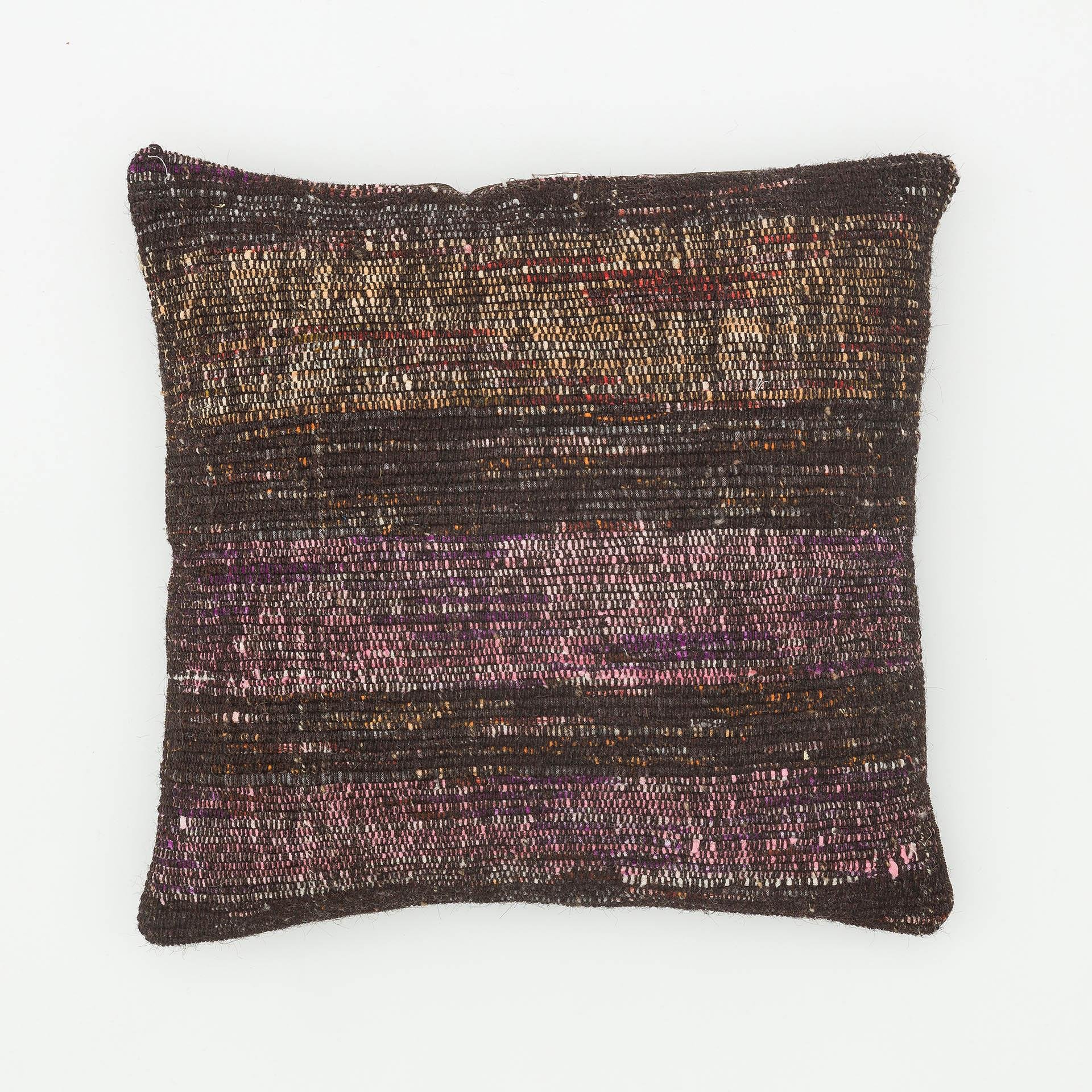 GERÇEK EL DOKUMA MÜRDÜM RENGİ ÇAPUT PALA KİLİM YASTIK KILIFI