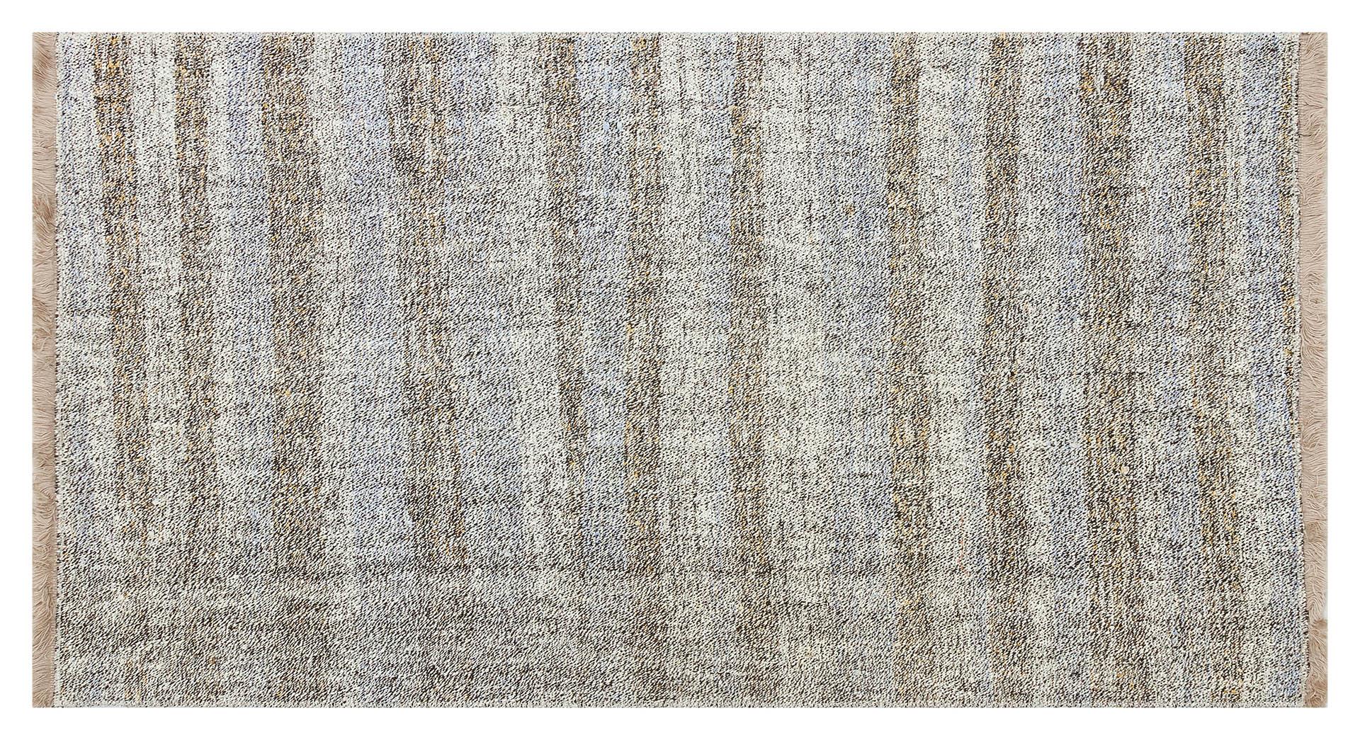 GERÇEK EL DOKUMA GÜMÜŞ RENGİ ÇAPUT PALA KİLİMİ