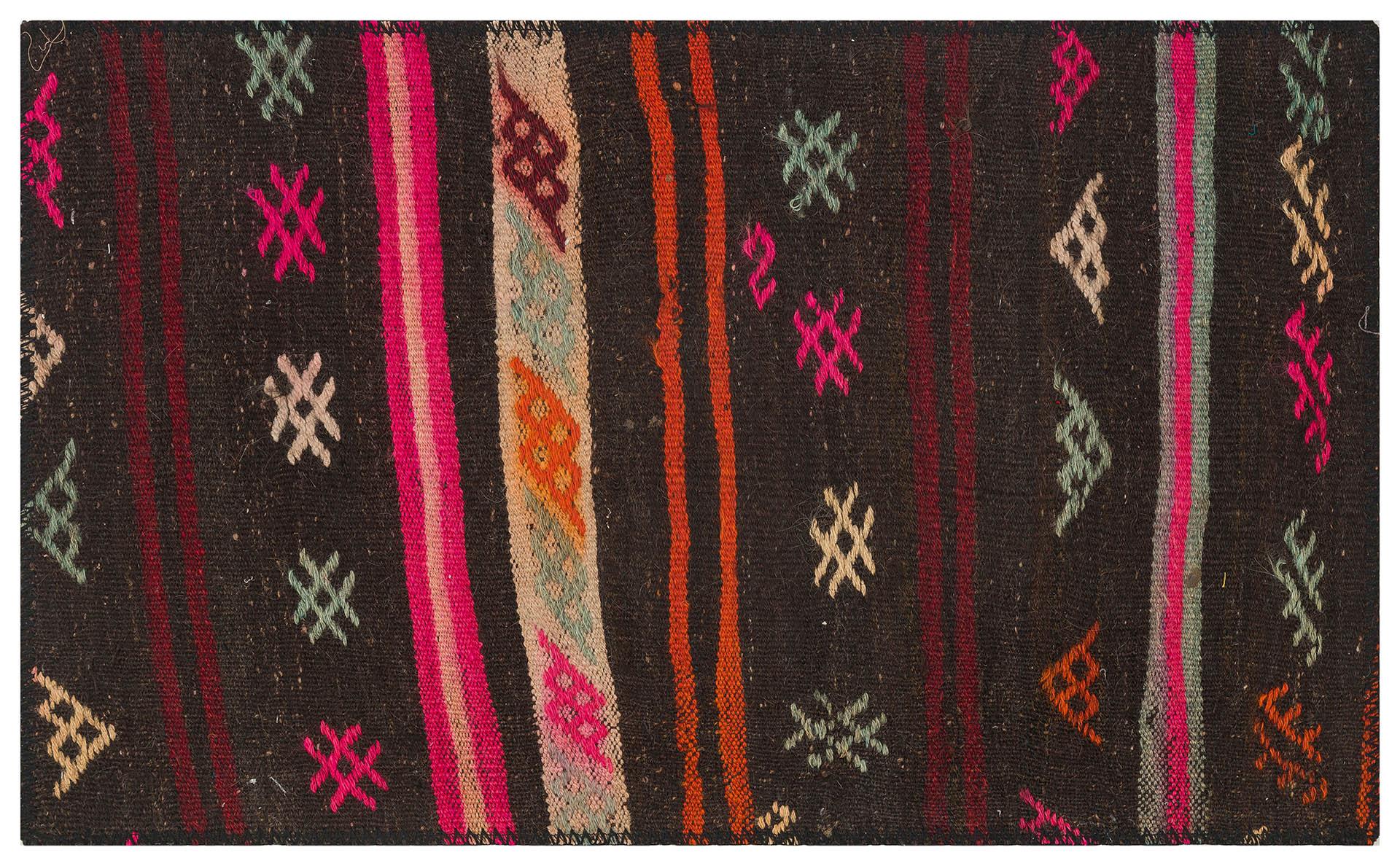 GERÇEK EL DOKUMA DULAVRATOTU MOTİFİ  KEÇİ KİLİM PASPAS